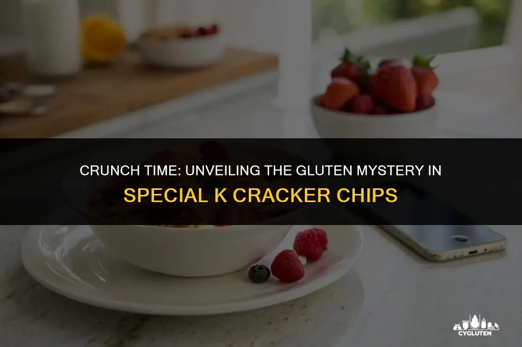 does special k cracker chips have gluten