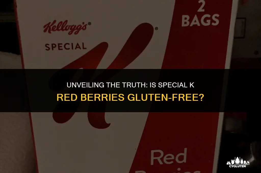 does special k red berries have gluten