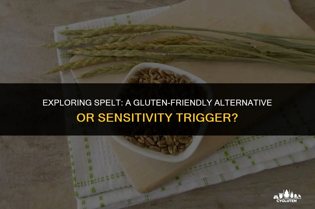 does spelt bother people with gluten sensetivity