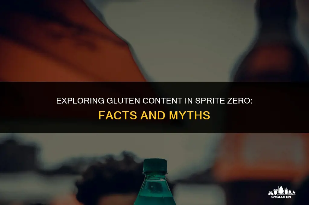 does sprite zero have gluten in it