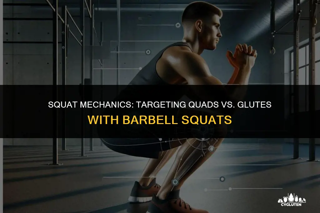 does squatting with bar grow quads or glutes