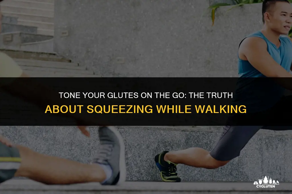 does squeezing glutes while walking do anything