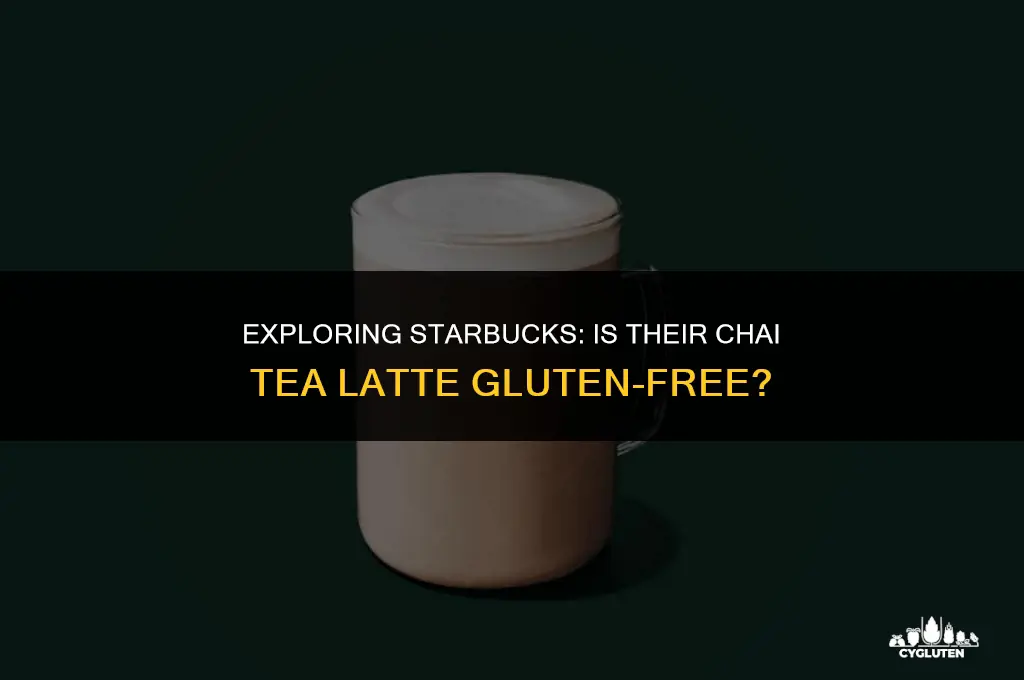 does starbucks chai tea latte have gluten