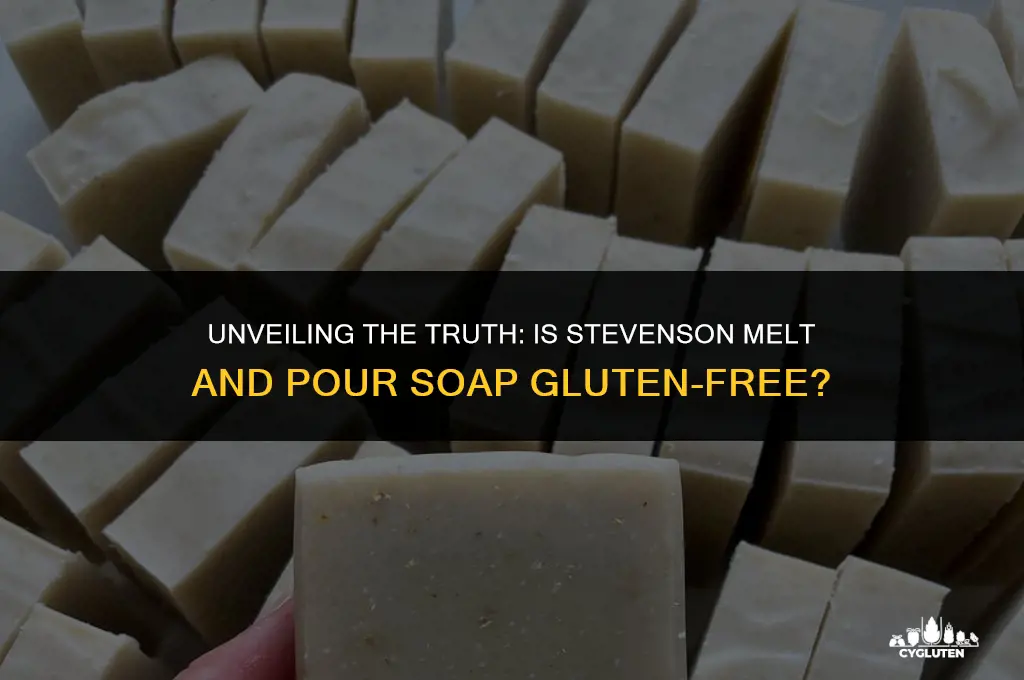 does stevenson melt and pour soap have gluten