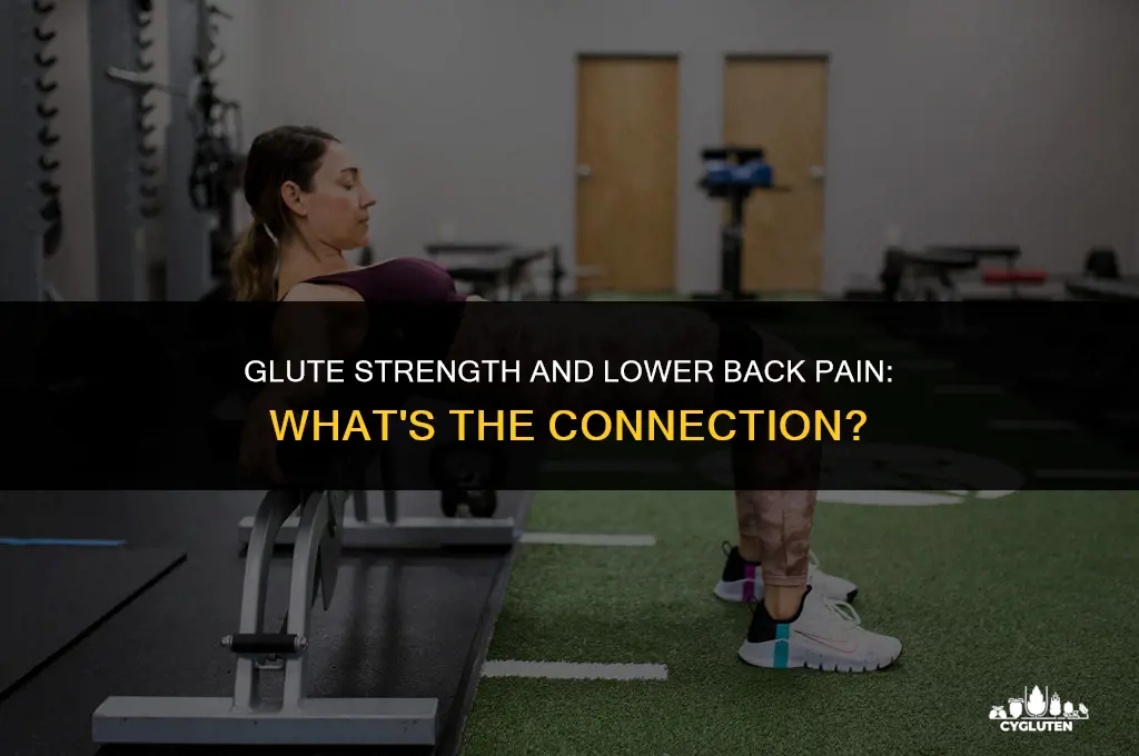 does strengthening glutes help lower back pain