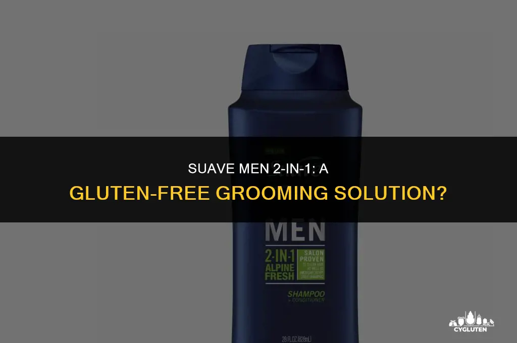 does suave men 2 in 1 have gluten in it