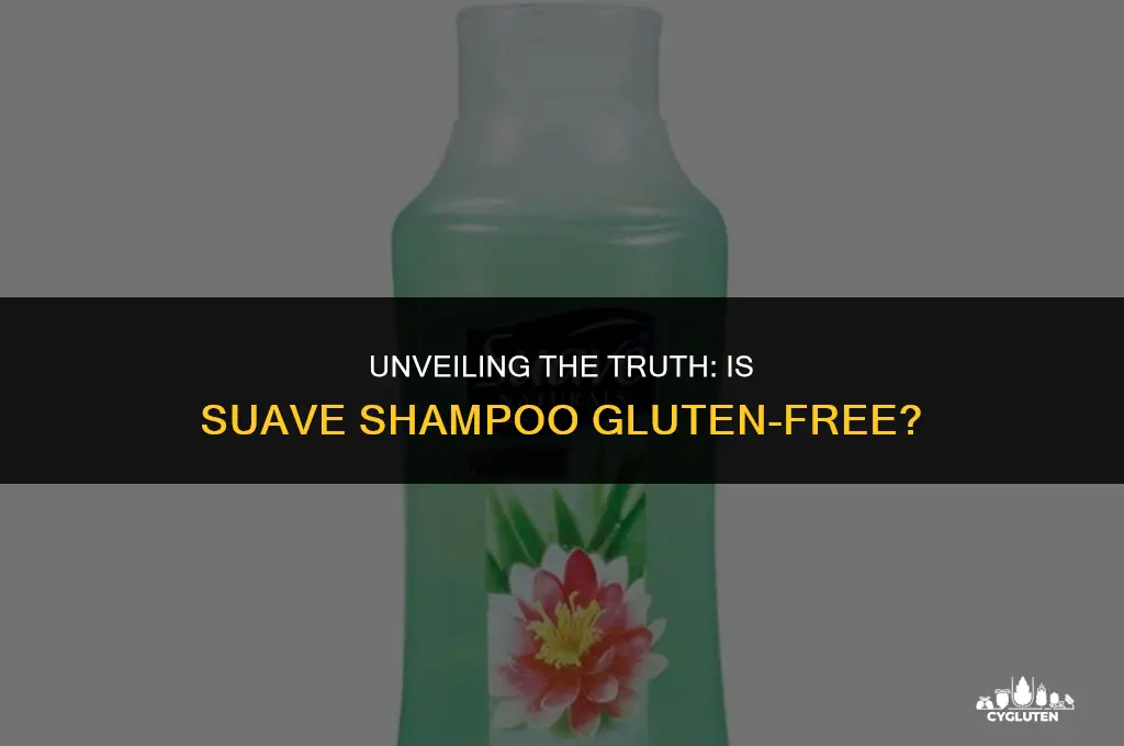 does suave shampoo have gluten in it