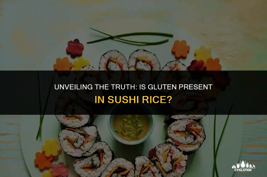 does sushi rice have gluten in it