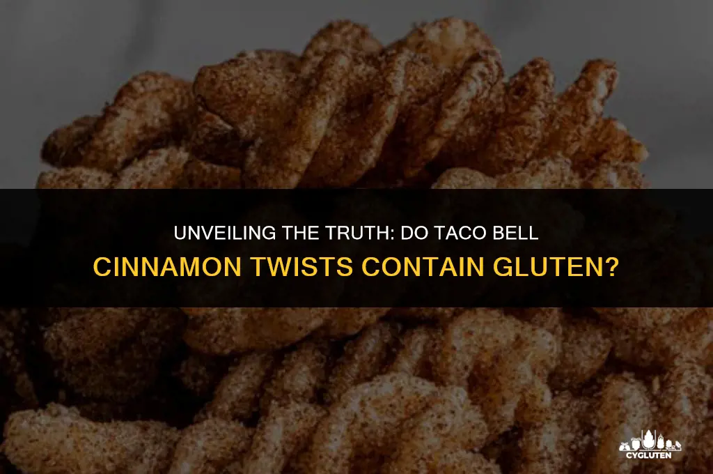 does taco bell cinnamon twists have gluten