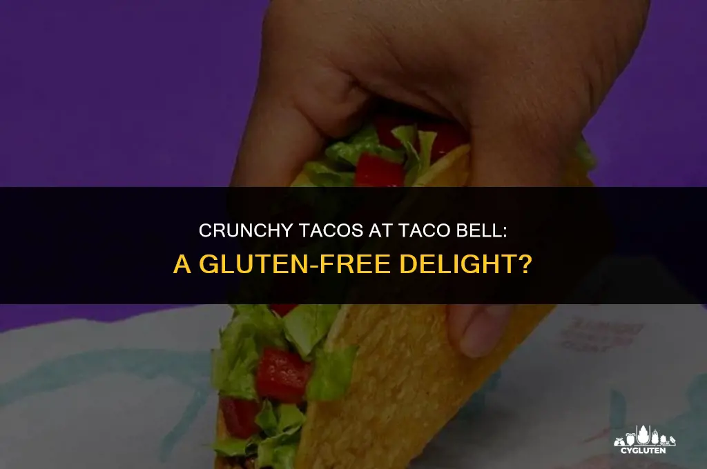 does taco bell crunchy tacos have gluten