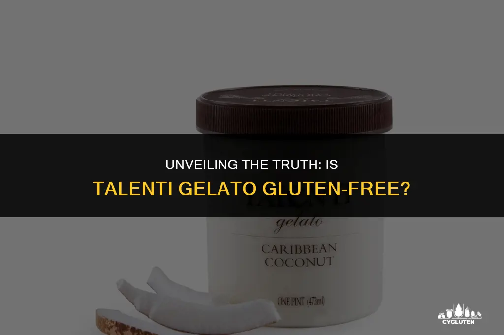 does talenti gelato have gluten in it