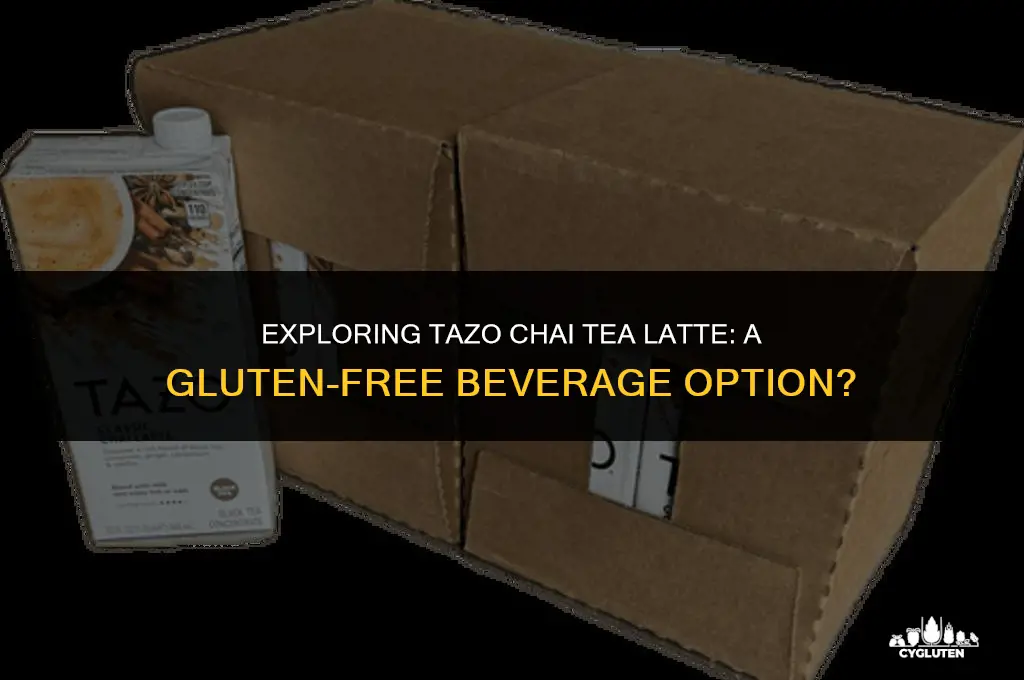 does tazo chai tea latte have gluten