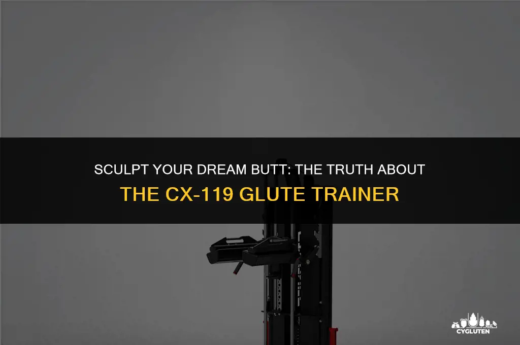 does the cx 119 glute trainer machine lift butt
