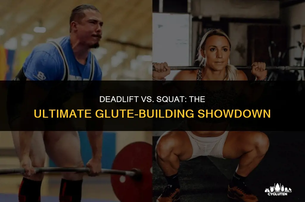 does the deadlift or squat build the glutes more