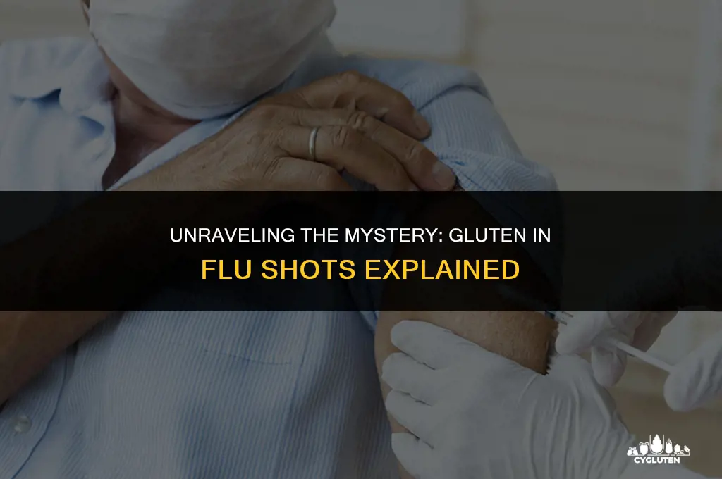 does the flu shot have gluten in it
