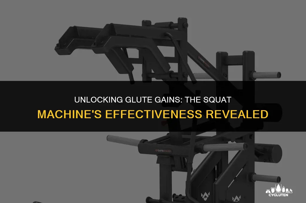 does the squat machine really work for glutes