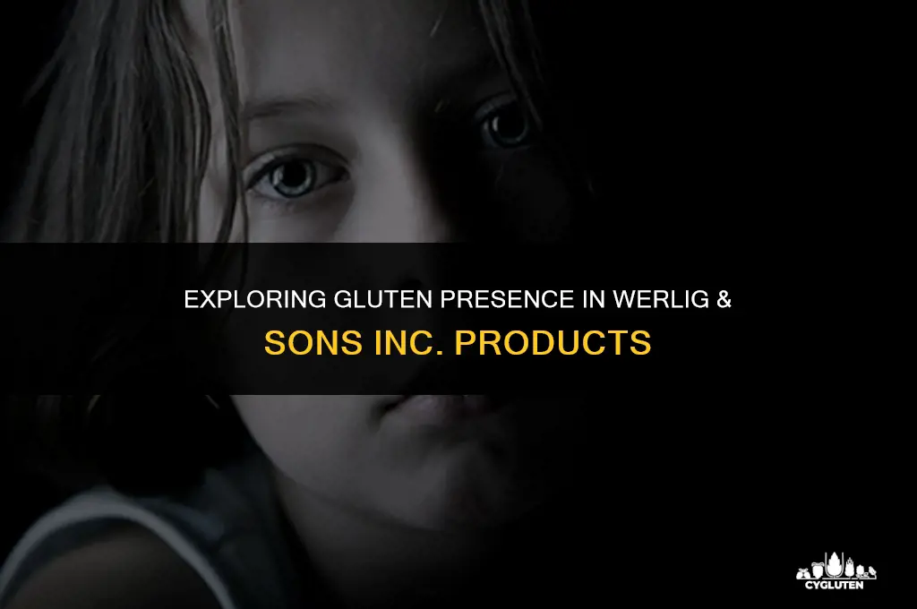 does the werlig&sons inc have gluten