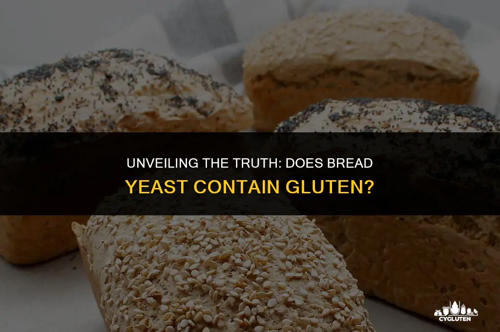 does the yeast used forbread have gluten