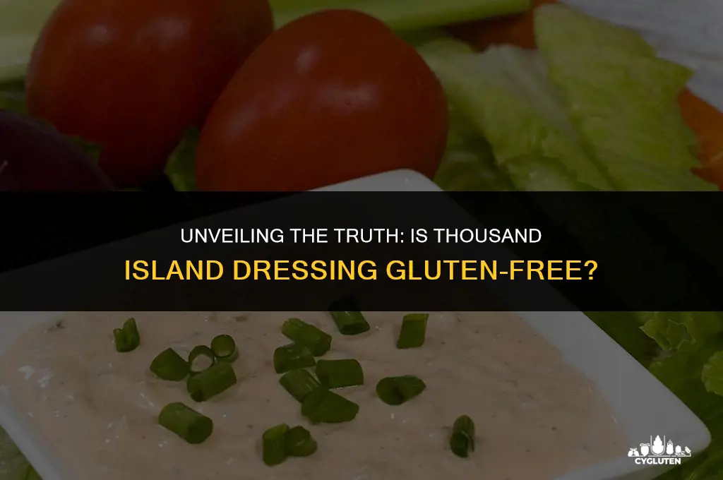 does thousand island dressing have gluten in it