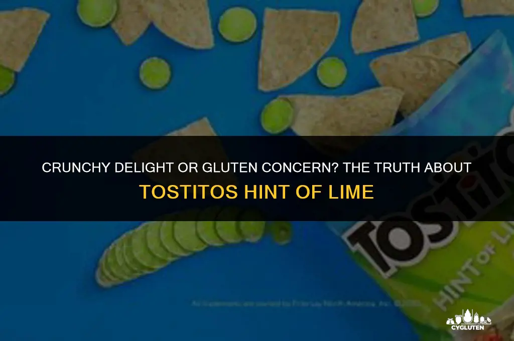 does tostitos hint of lime have gluten