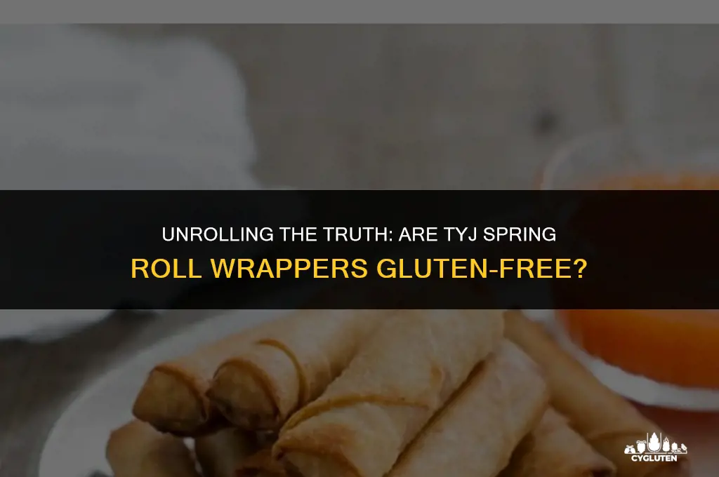 does tyj spring roll wrapper have gluten