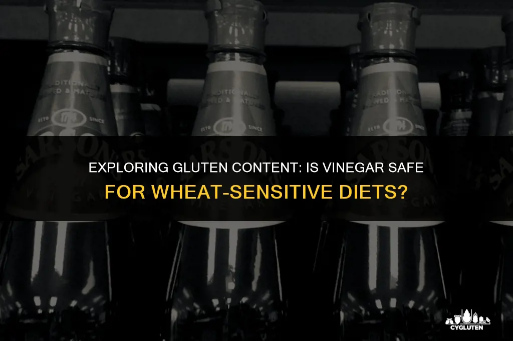 does vinegar have wheat gluten in it
