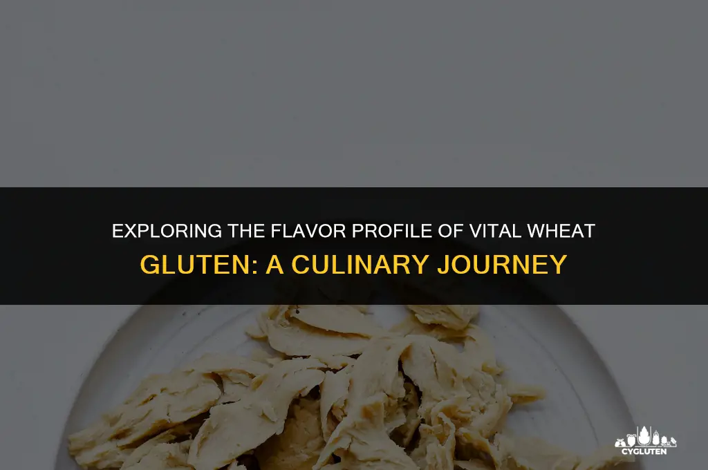 does vital wheat gluten have a taste