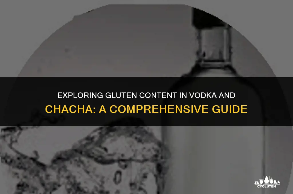 does vodka have gluten in it chacha