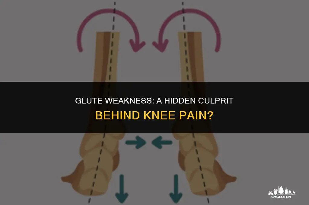 does weakness in glutes cause knee pain