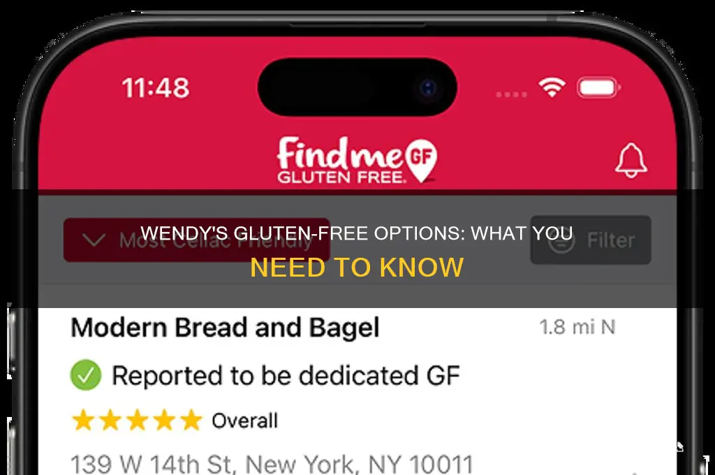 does wendys have gluten free