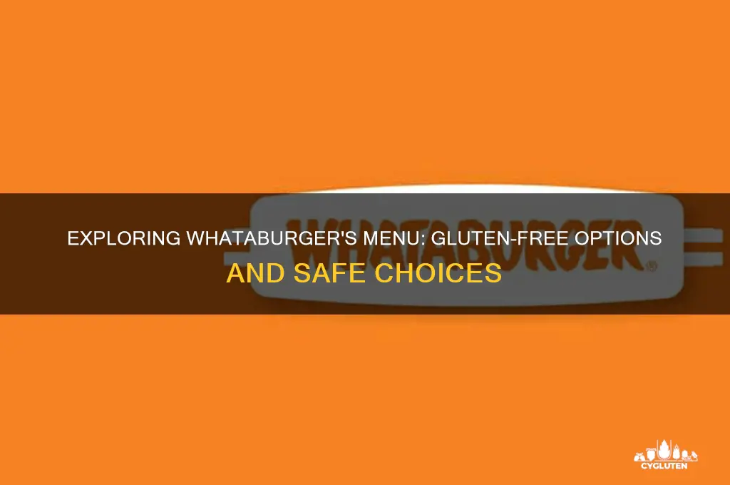 does whataburger have gluten free