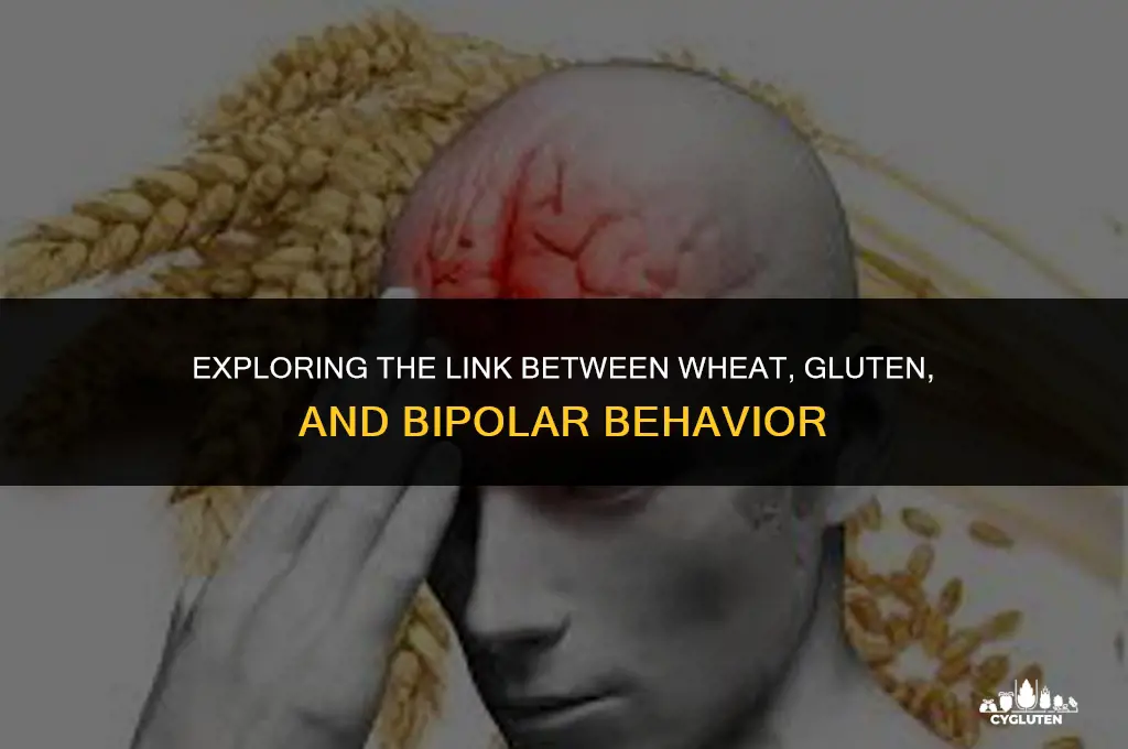 does wheat and gluten affect behavior in bipolar