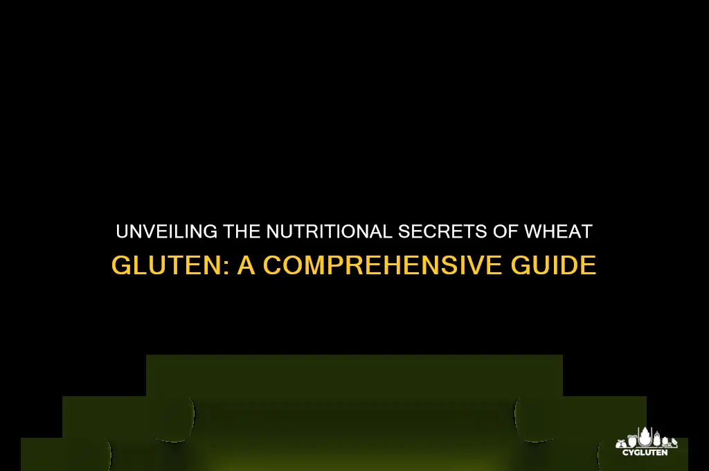 does wheat gluten have any nutritional value
