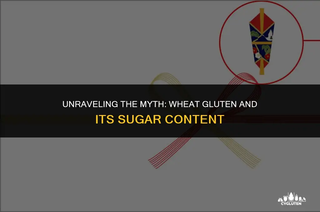 does wheat gluten have sugar in it