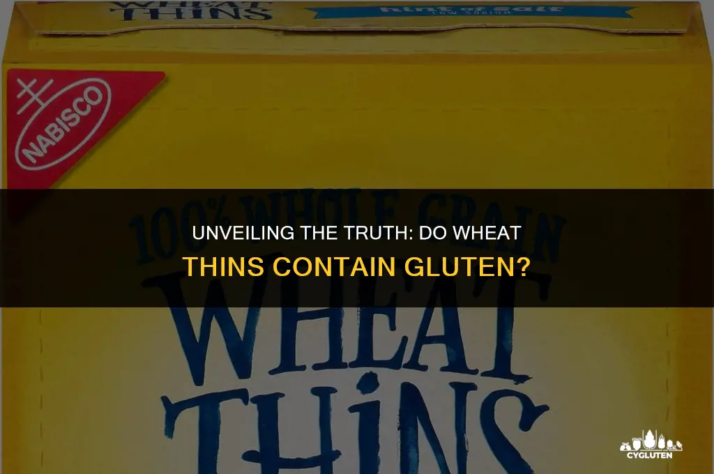 does wheat thins have gluten in them