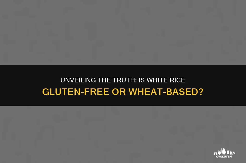 does white rice have gluten or wheat