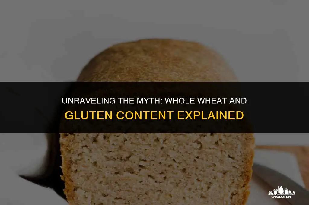 does whole wheat products have more gluten