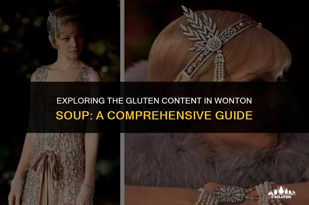 does wonton soup have gluten in it