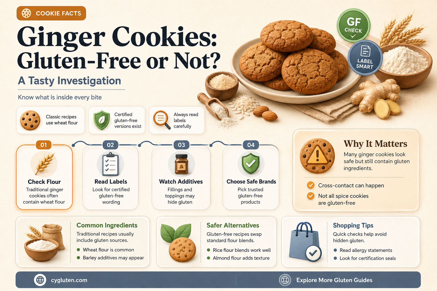 are ginger cookies gluten free