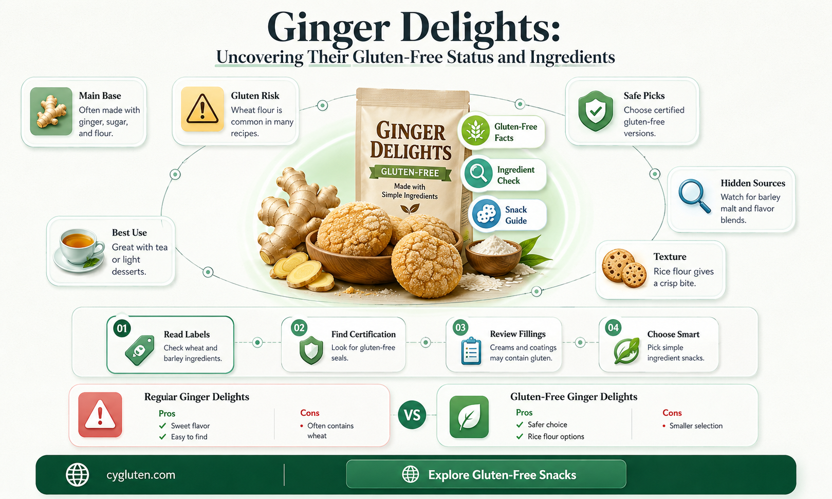 are ginger delights gluten free