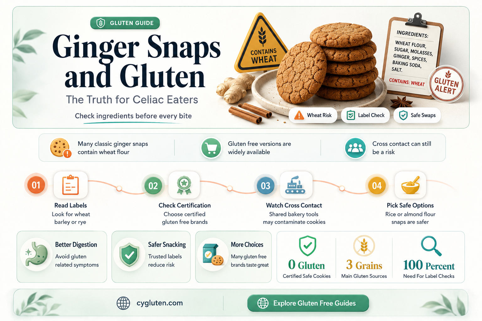 are ginger snaps gluten free