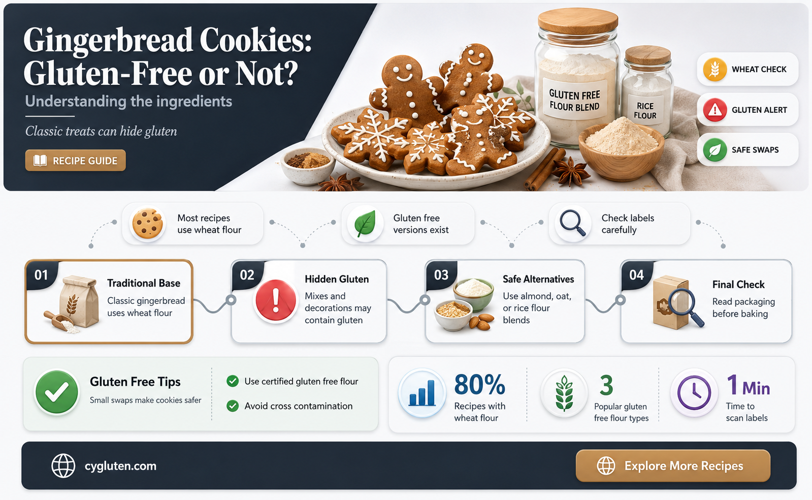 are gingerbread cookies gluten free