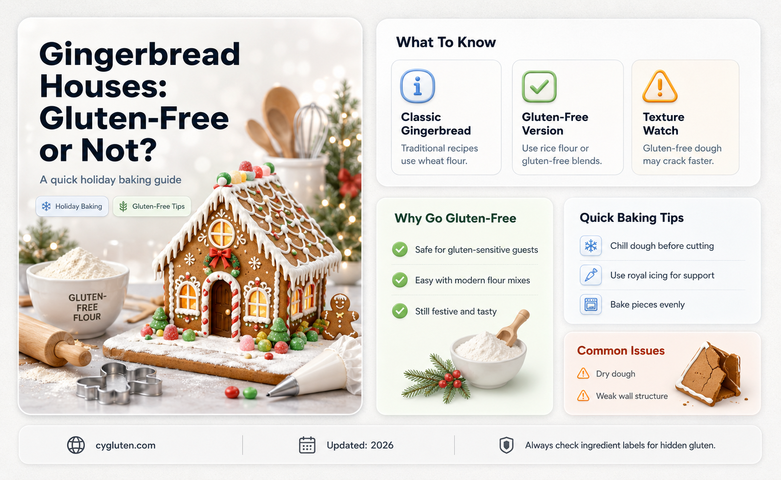 are gingerbread houses gluten free