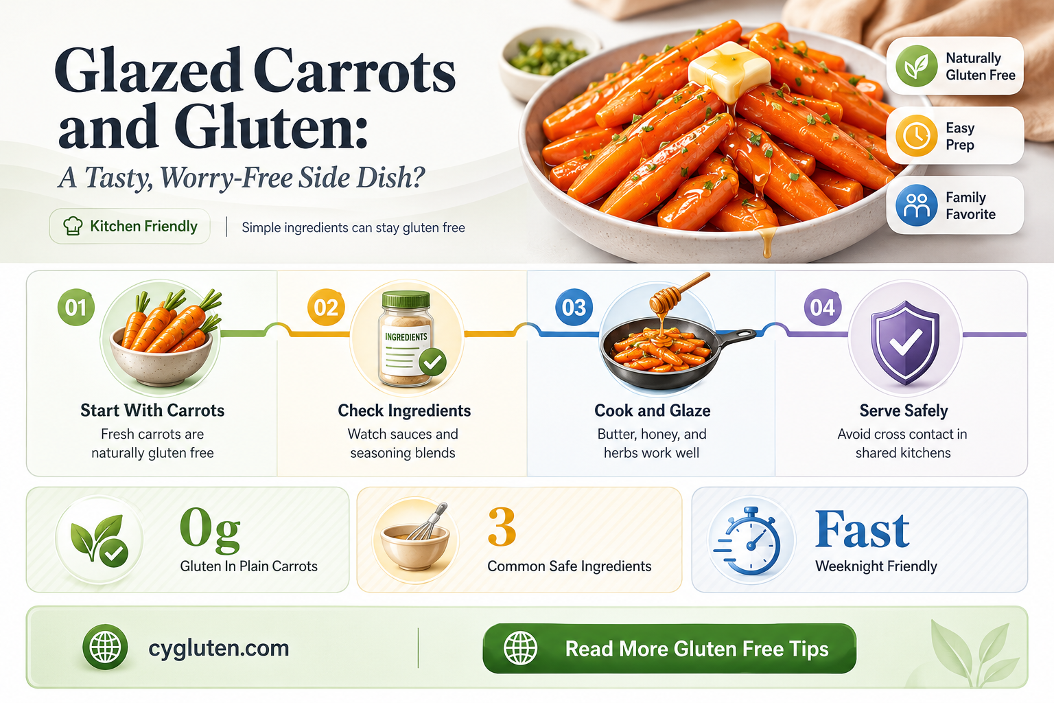 are glazed carrots gluten free