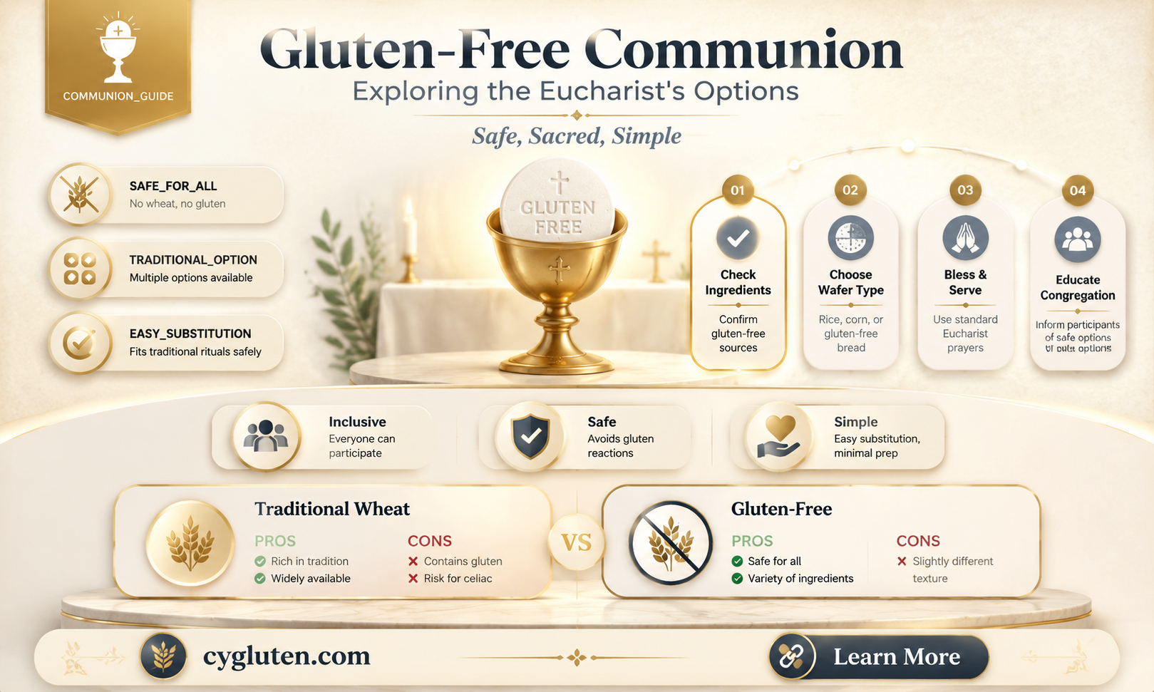are eucharists gluten free