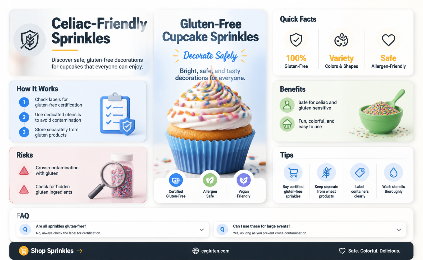 are cupcake sprinkles gluten free