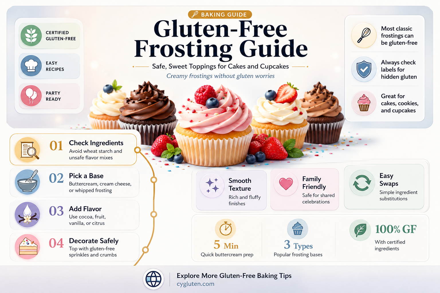 are frostings gluten free