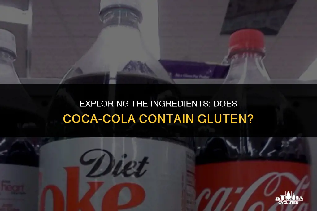 has coca cola got gluten in it