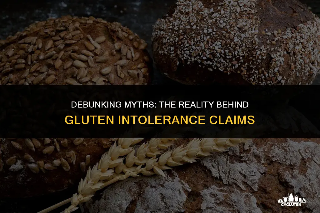 has it been proven that gluten intolerant is fake