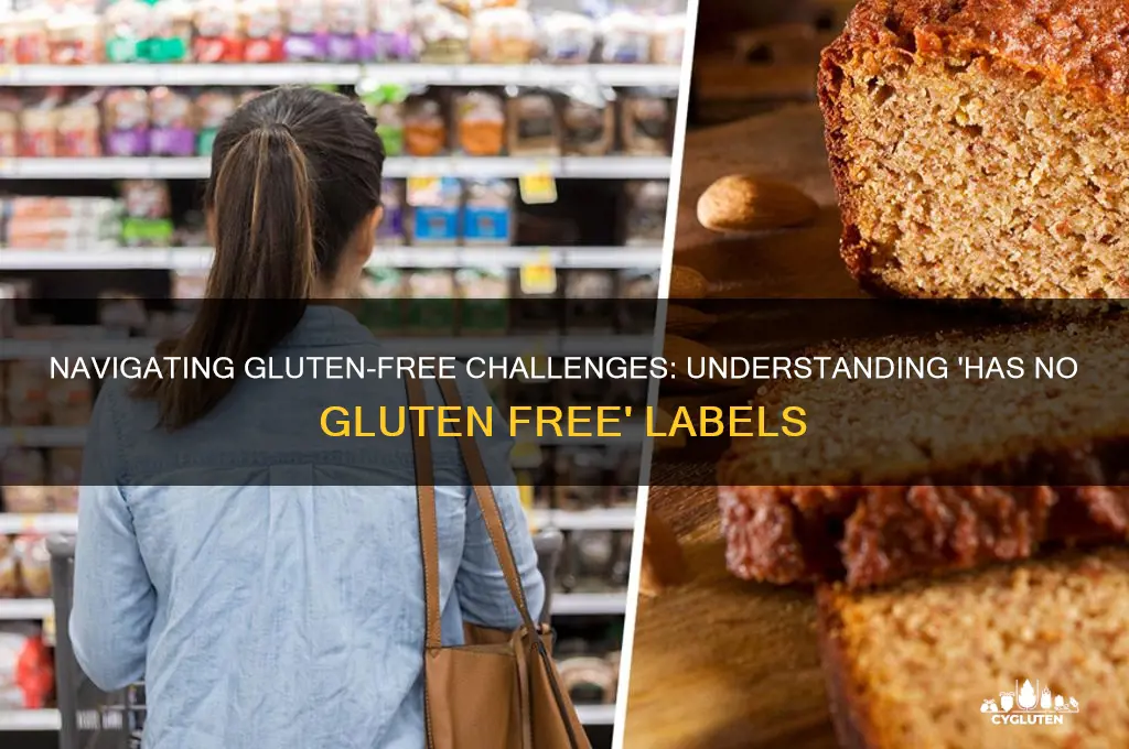 has no gluten free